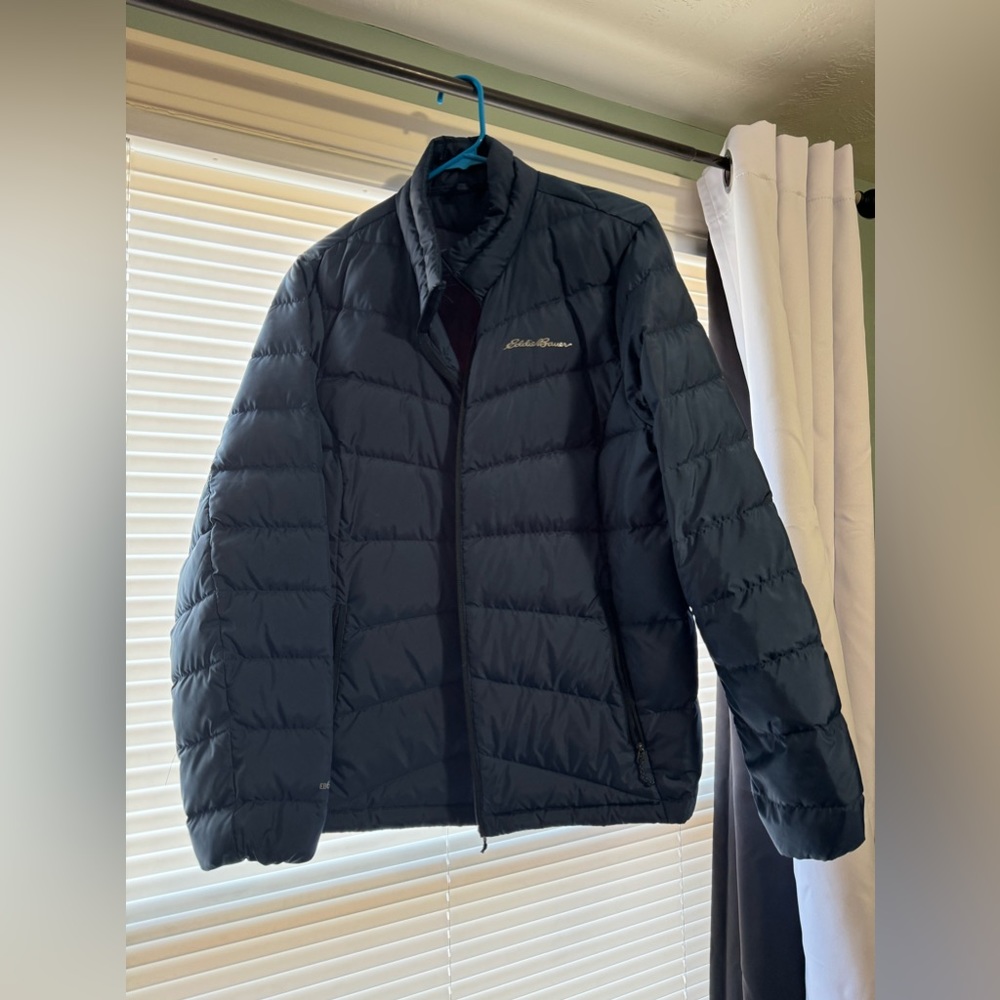 Eddie Bauer Womens Midweight Chevron Quilt Down Jacket